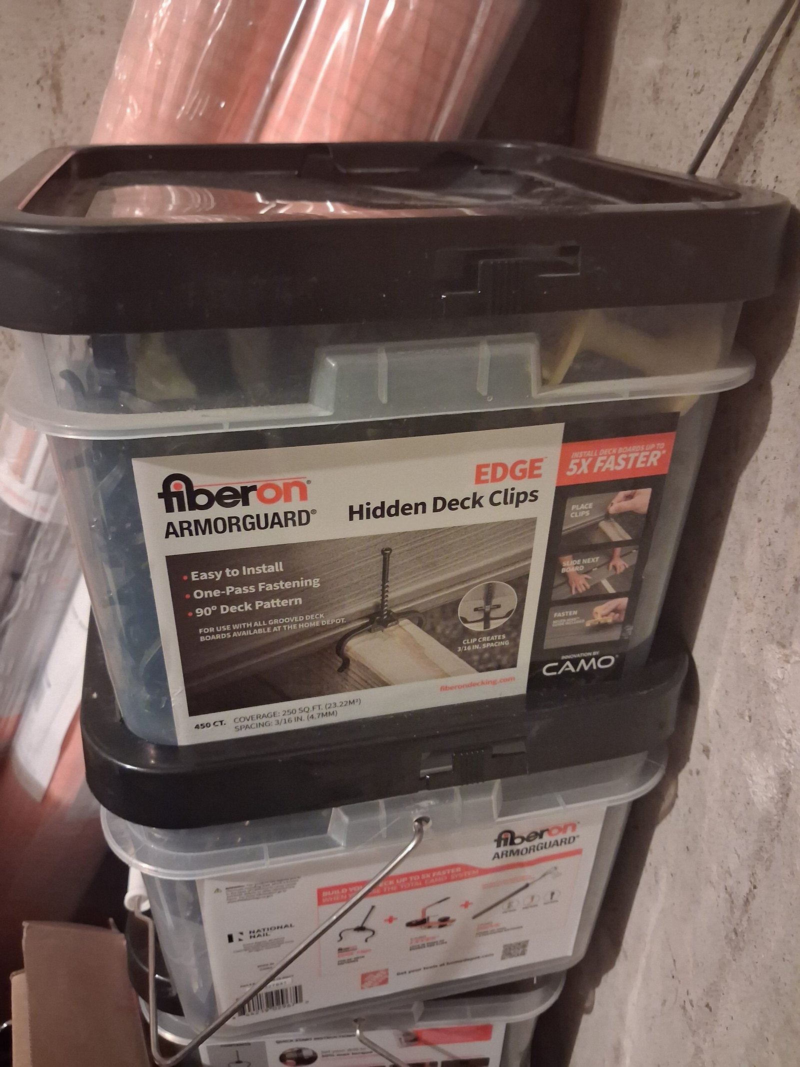 Fiberon Armorguatf Edge deck clips