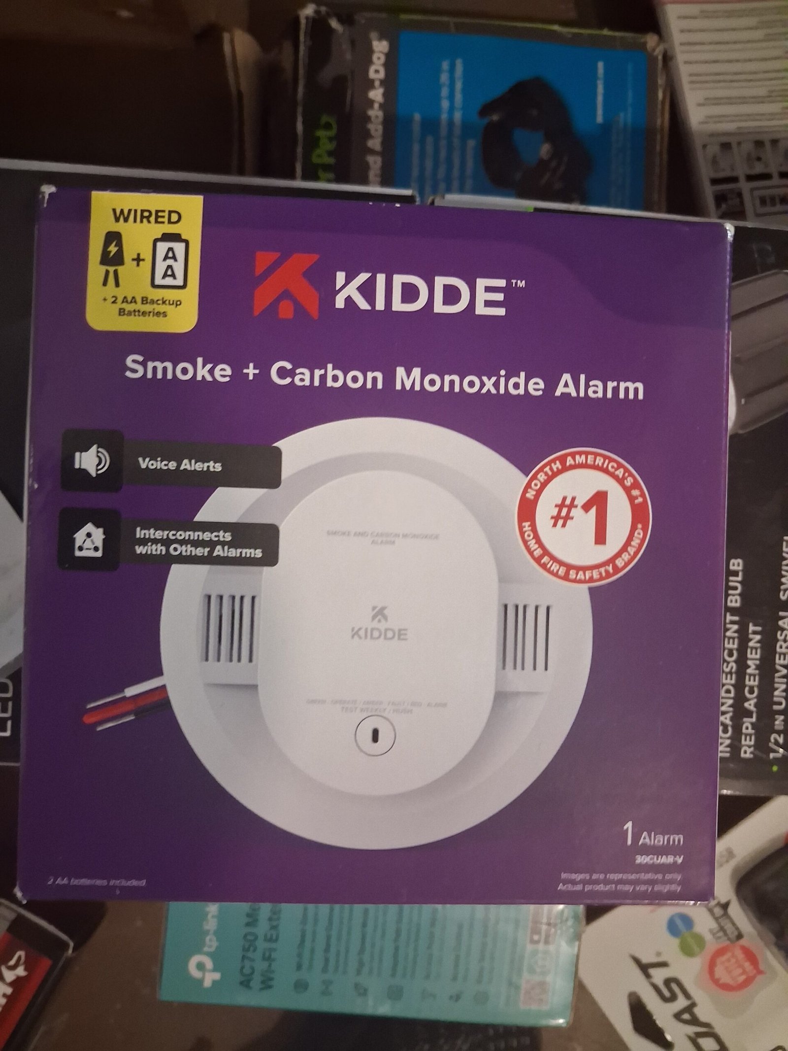 Kidde CUAR-V smoke and CO Detector